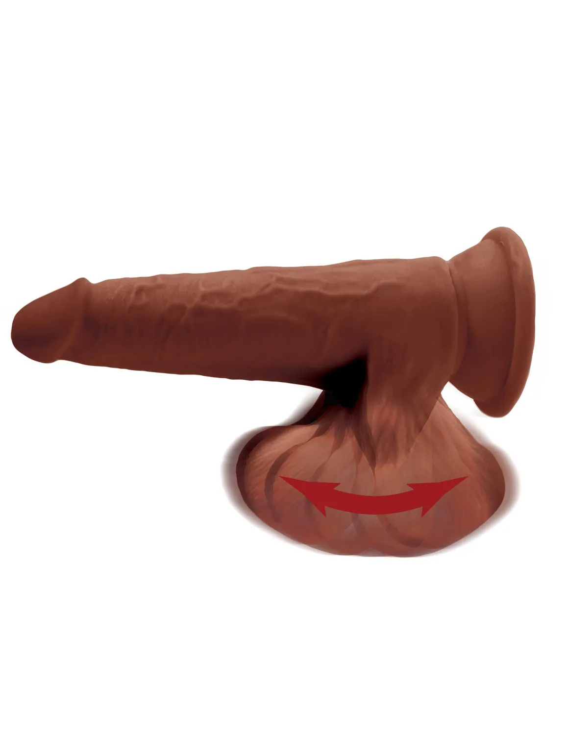 King Cock Plus 8" gode triple densité bourse mobile