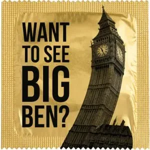 Callvin Royaume-Uni Want to See Big Ben préservatif latex