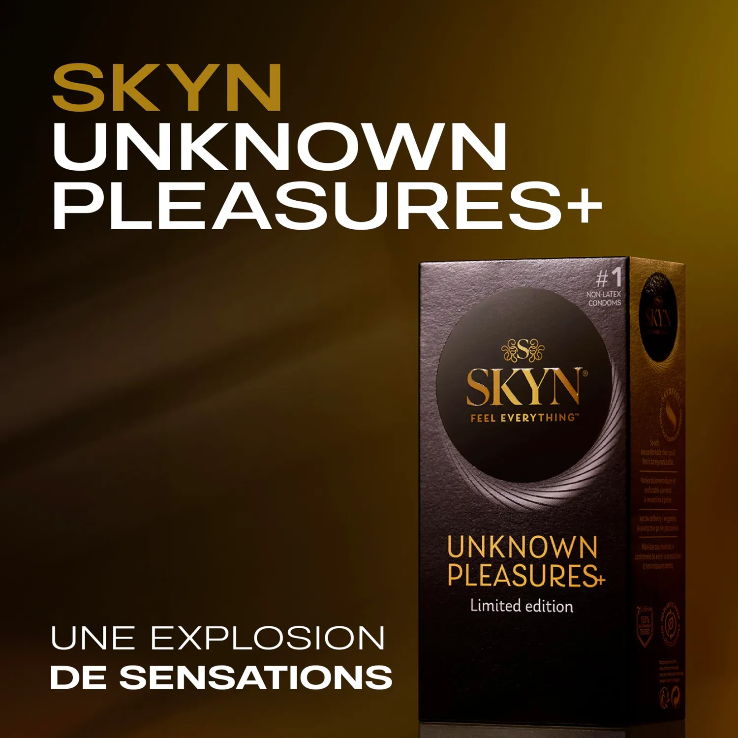 SKYN Unknown Pleasures préservatifs x42 assortiment sans latex
