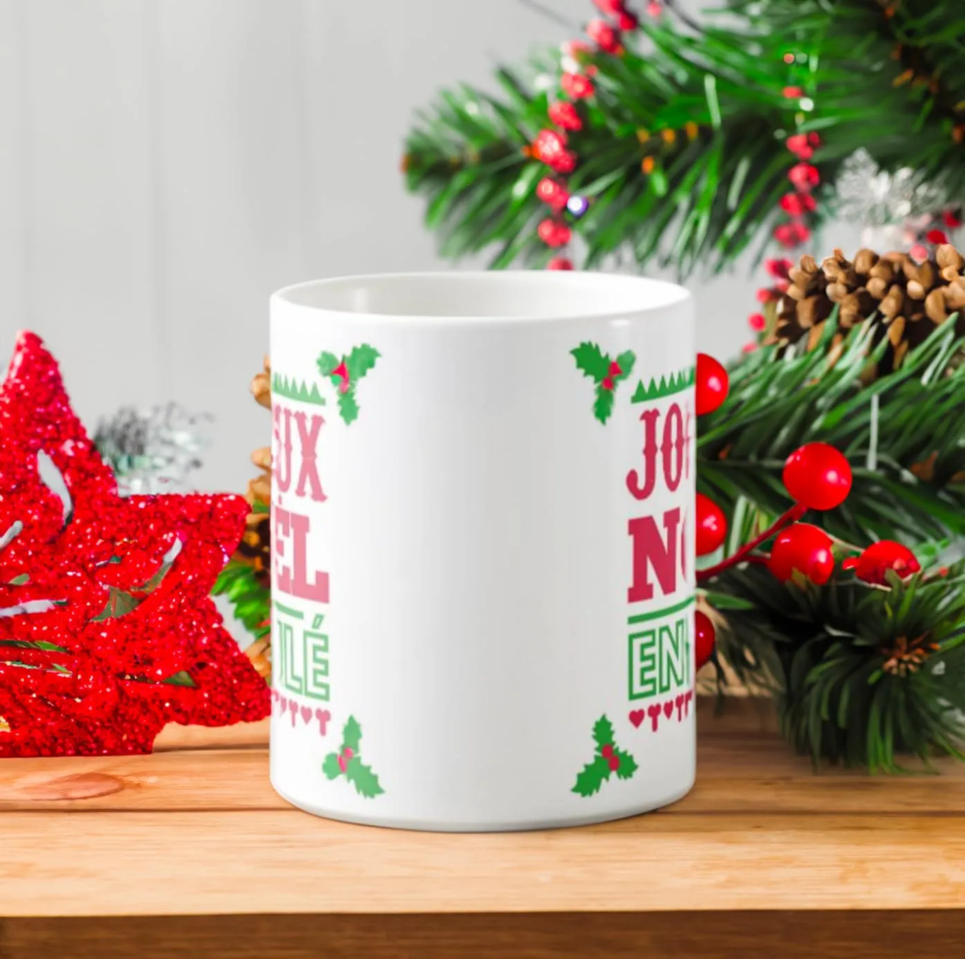 Callvin Joyeux Noël Enculé mug humour 330ml céramique