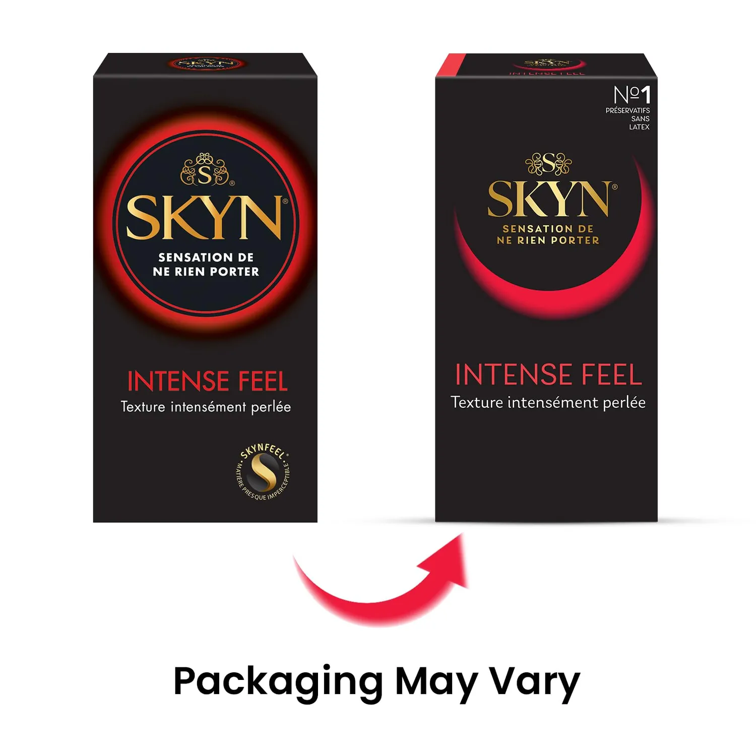 SKYN Intense Feel préservatifs x10 sans latex perlés