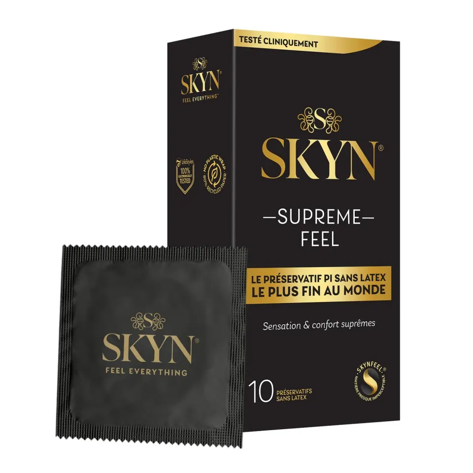 SKYN Supreme Feel préservatifs sans latex x10