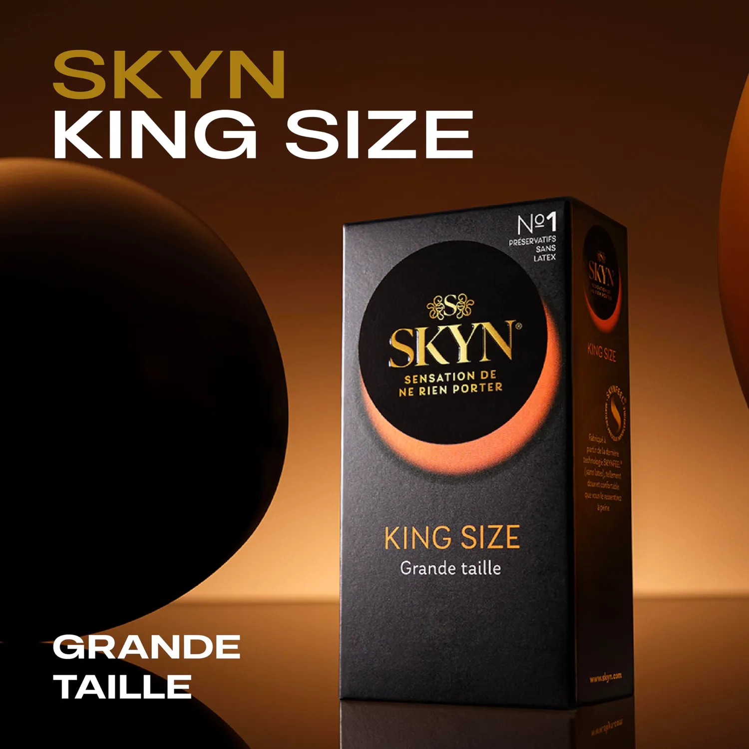 SKYN Large préservatifs sans latex x40 confort XL