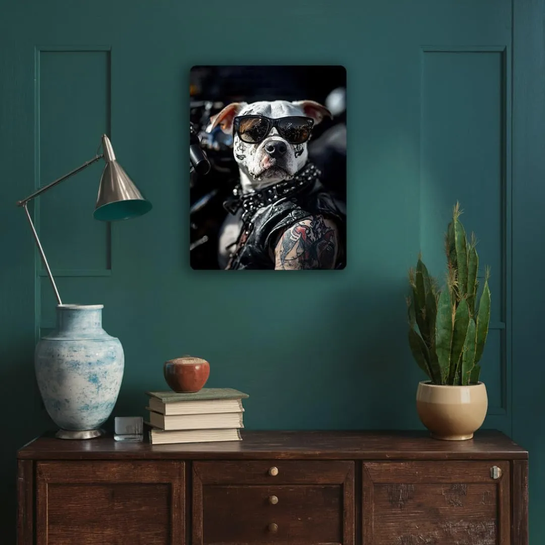 Callvin Magni'Fix tableau aluminium 21x30 cm Badass Dog