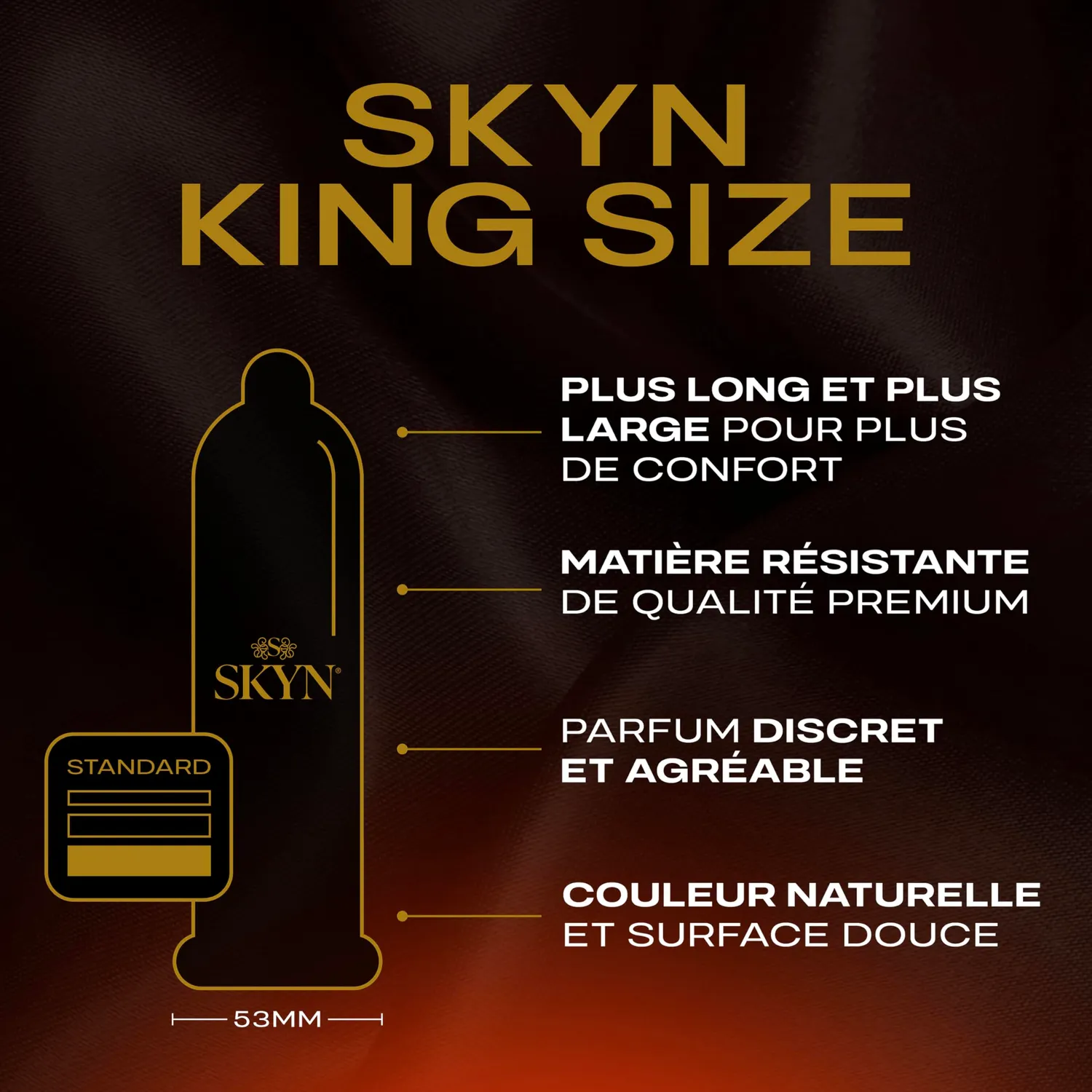 SKYN Large préservatifs sans latex x40 confort XL