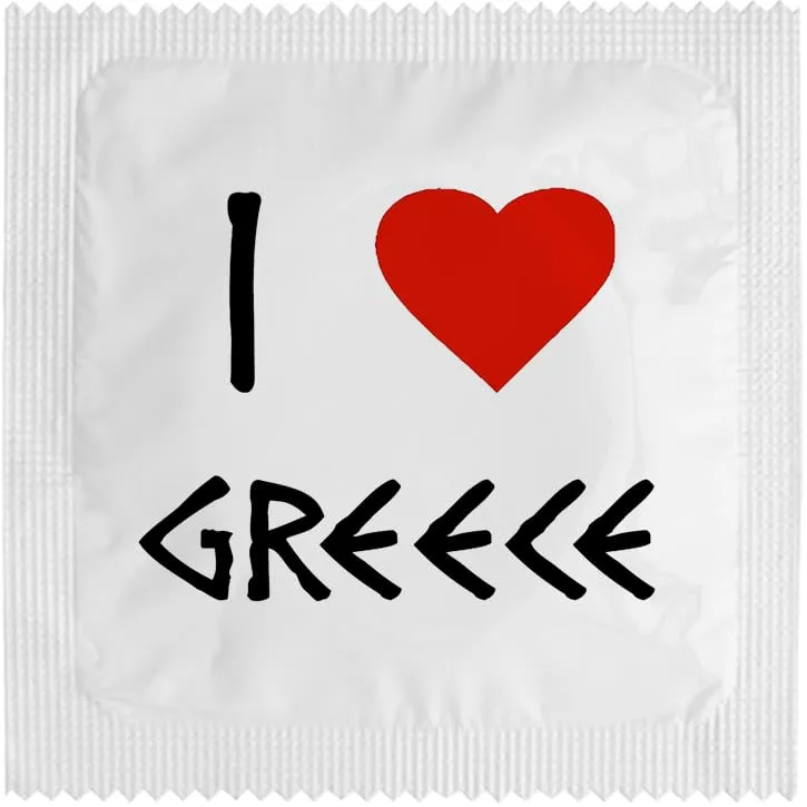 Callvin Grèce Greek Lover Black 1 préservatif latex fin