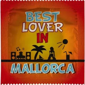 Callvin Best Lover in Mallorca préservatif humour latex
