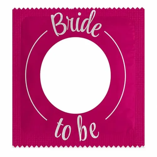 Callvin Bride to be préservatifs personnalisables lot de 5 lubrifiés