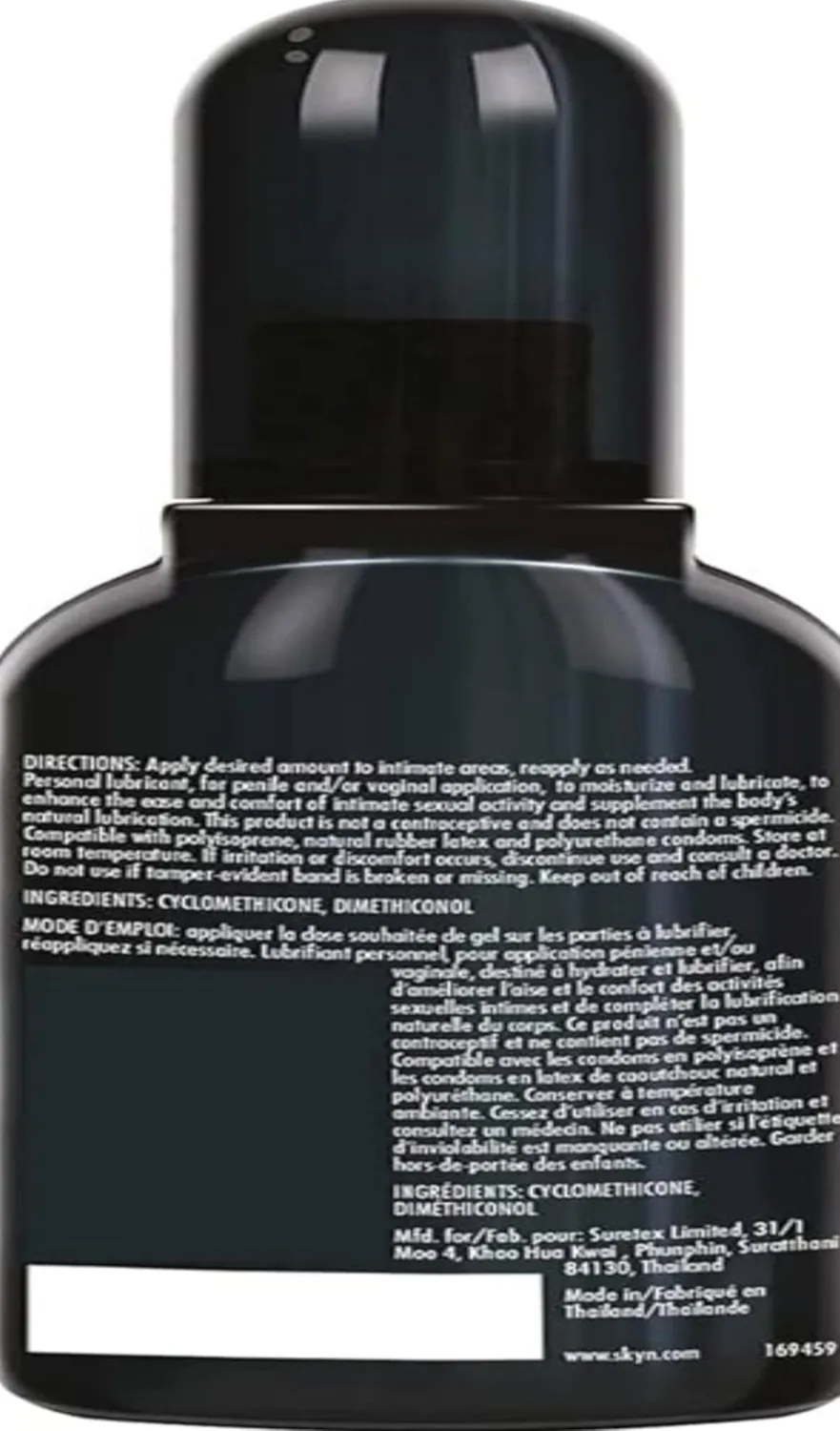 SKYN All Night Long lubrifiant 80 ml silicone velouté