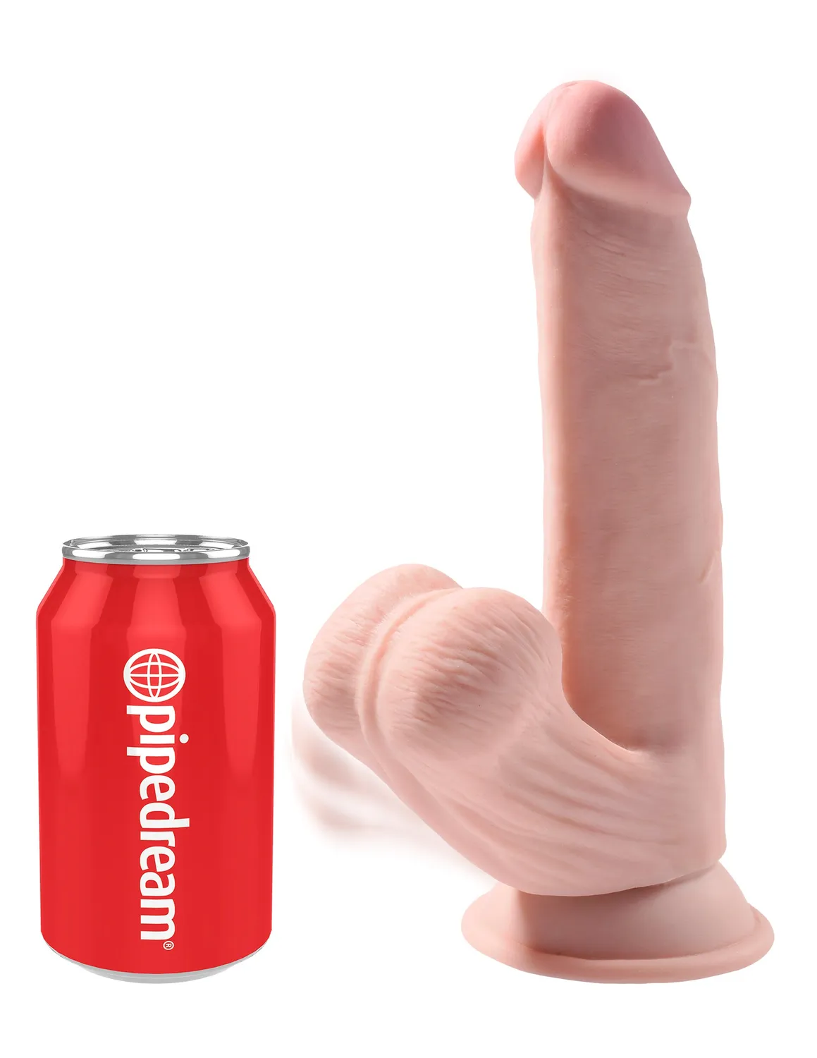King Cock Plus 8" Triple Density gode réaliste bourses mobiles