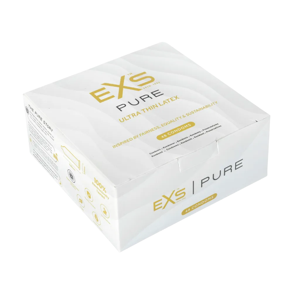 EXS Pure préservatif fin 53mm lot 12