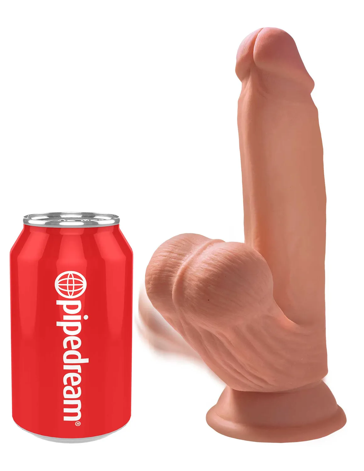 King Cock Plus 7" gode réaliste triple densité boules