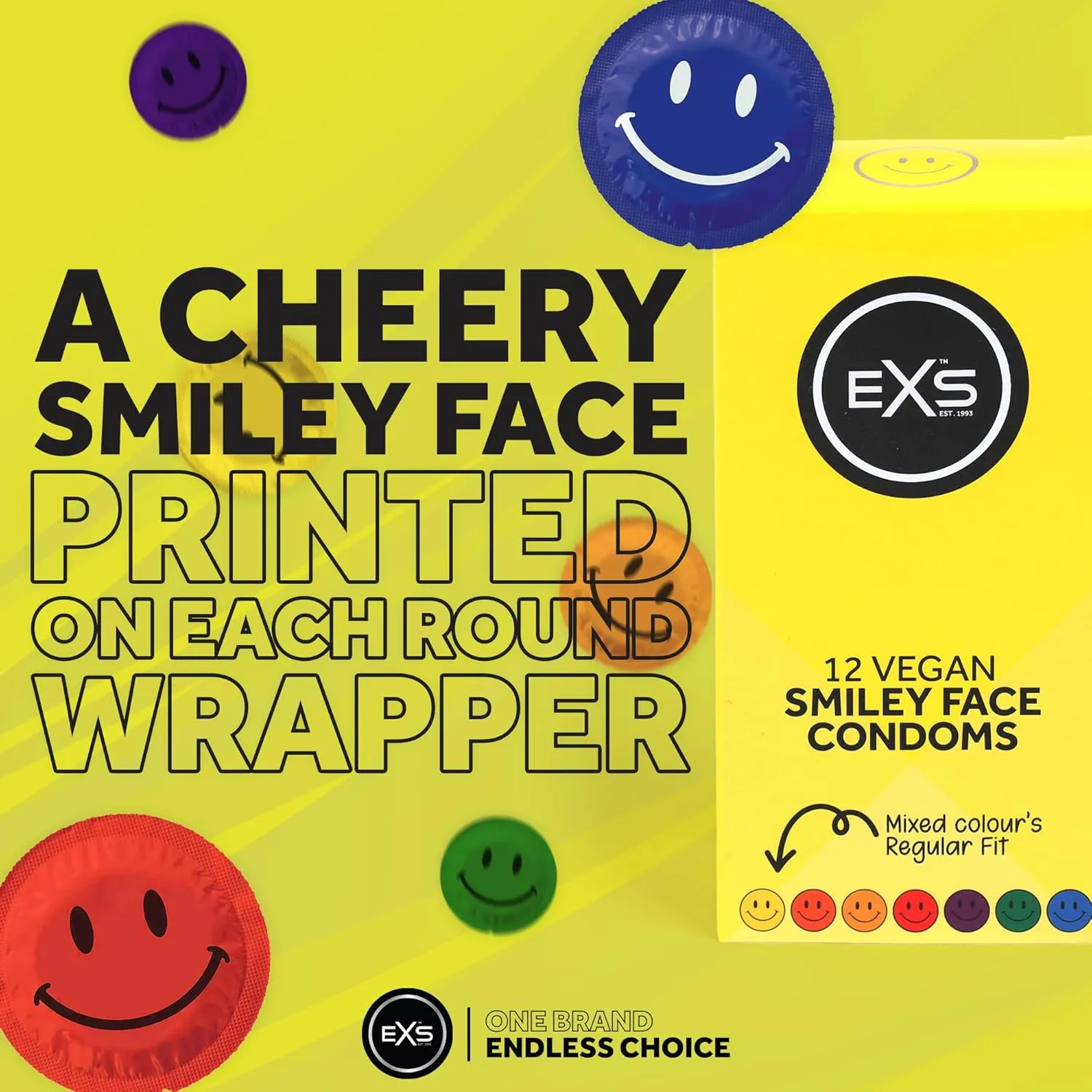 EXS Smiley Face préservatifs fun 12