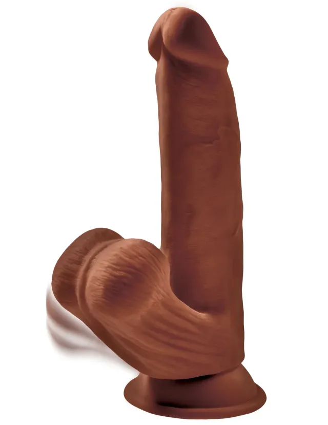 King Cock Plus 8" gode triple densité bourse mobile