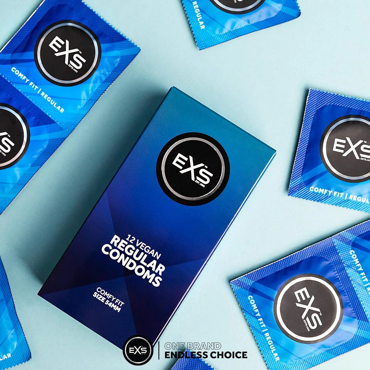 EXS Regular préservatifs classiques 54mm lot de 12 standard