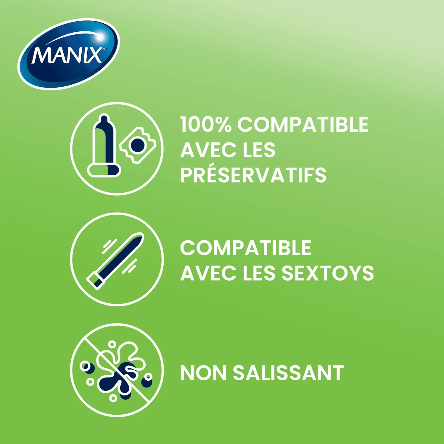 Manix Aqua Aloe gel lubrifiant eau aloe vera 80 ml