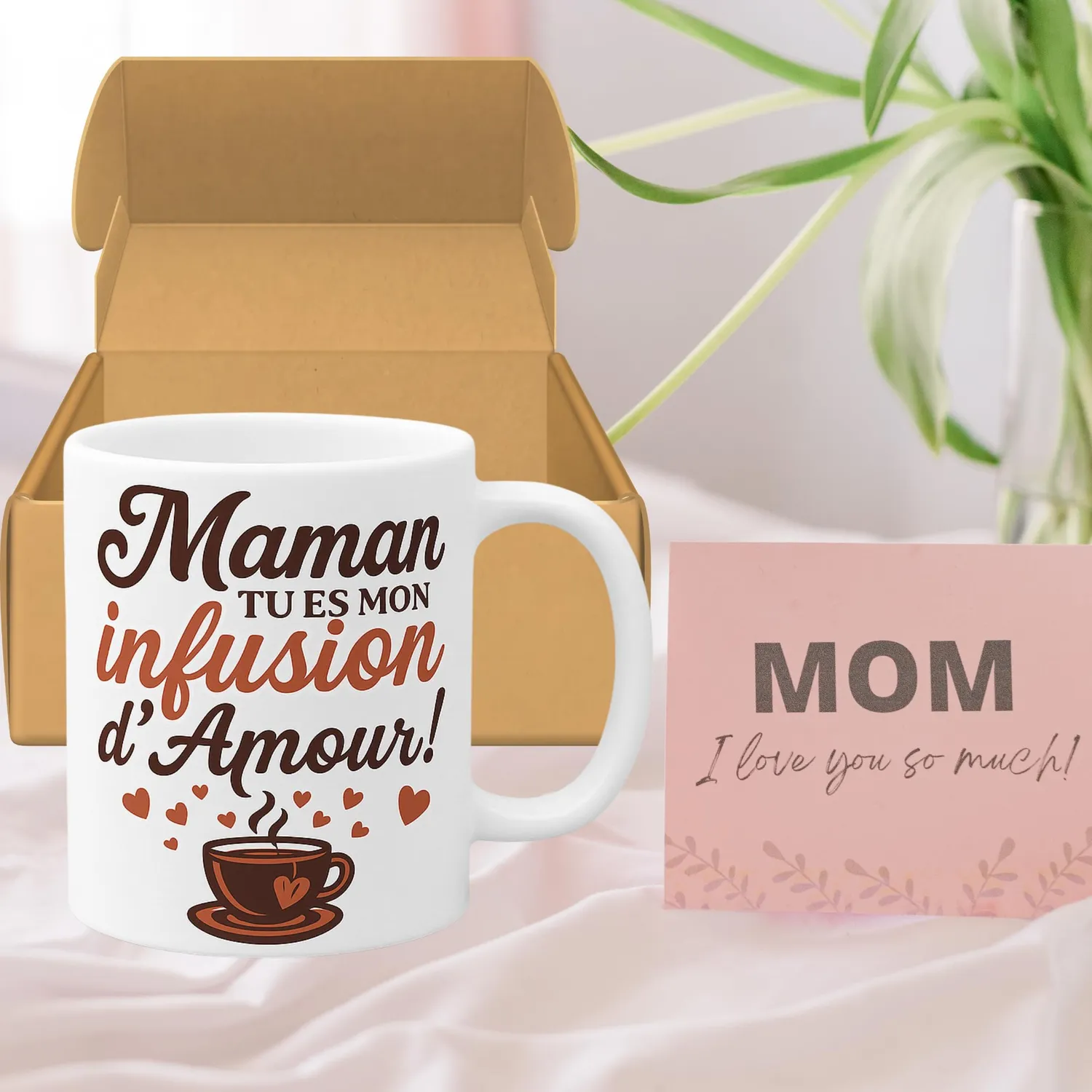 Callvin Infusion mug céramique 325 ml maman amour