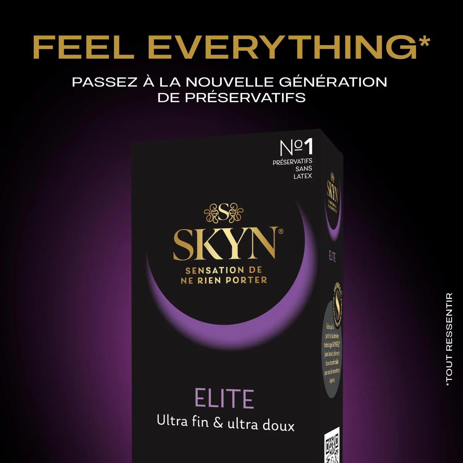 SKYN Elite préservatifs sans latex x22 ultra-fins