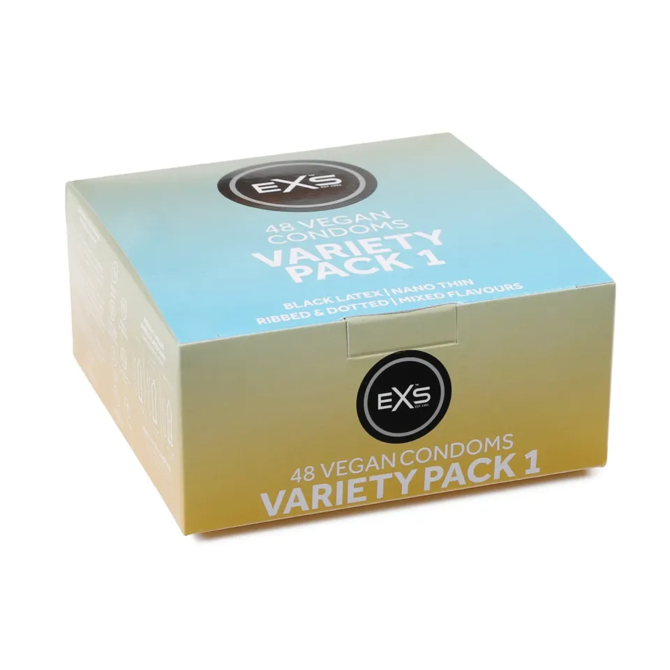 EXS Variety Pack 1 préservatifs assortis x48 fins et parfumés