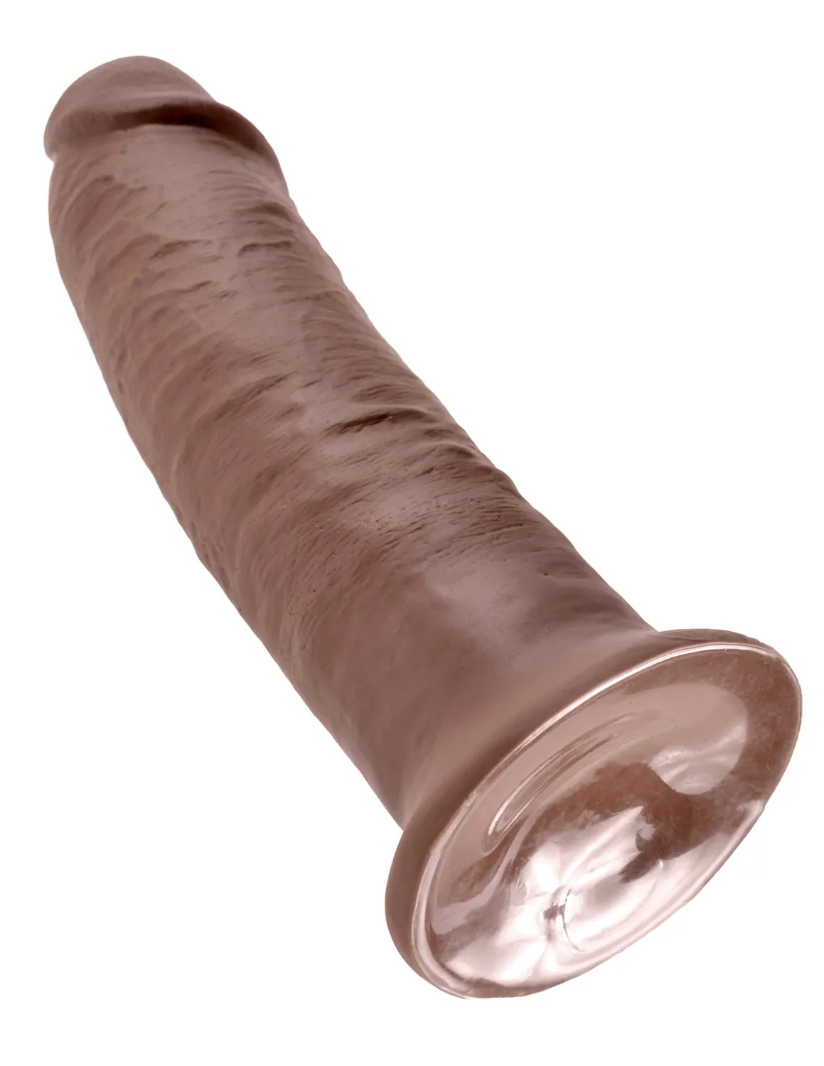 King Cock 10" grand gode realiste marron