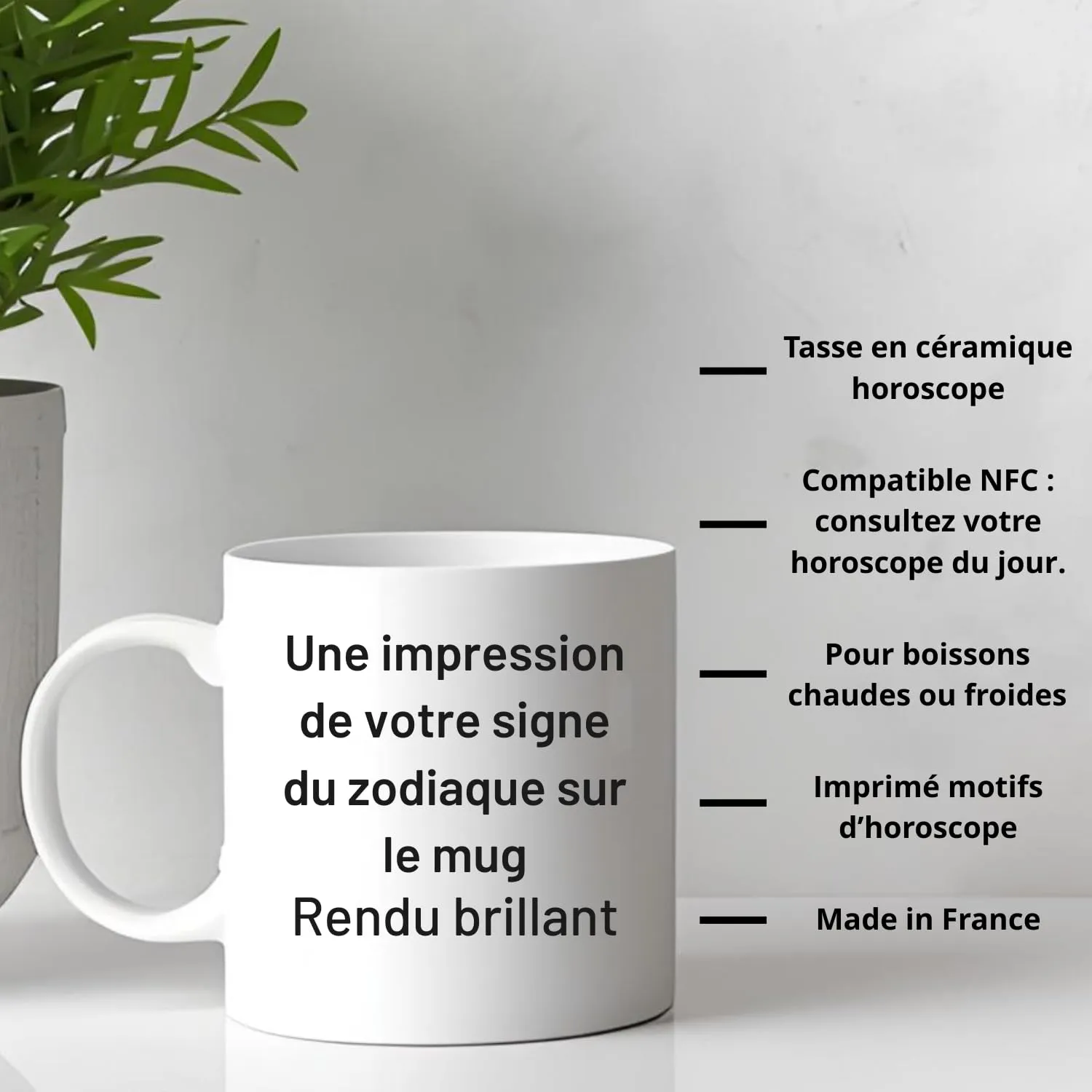 Callvin Horoscup mug horoscope Verseau NFC France