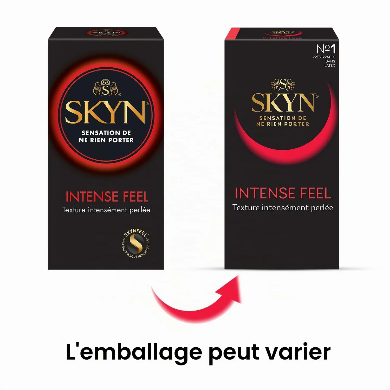 SKYN Intense Feel Elite préservatifs lot 60 sans latex
