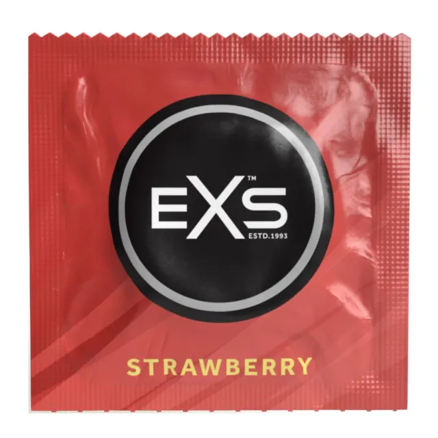 EXS Strawberry préservatif fraise 54mm 100 pièces