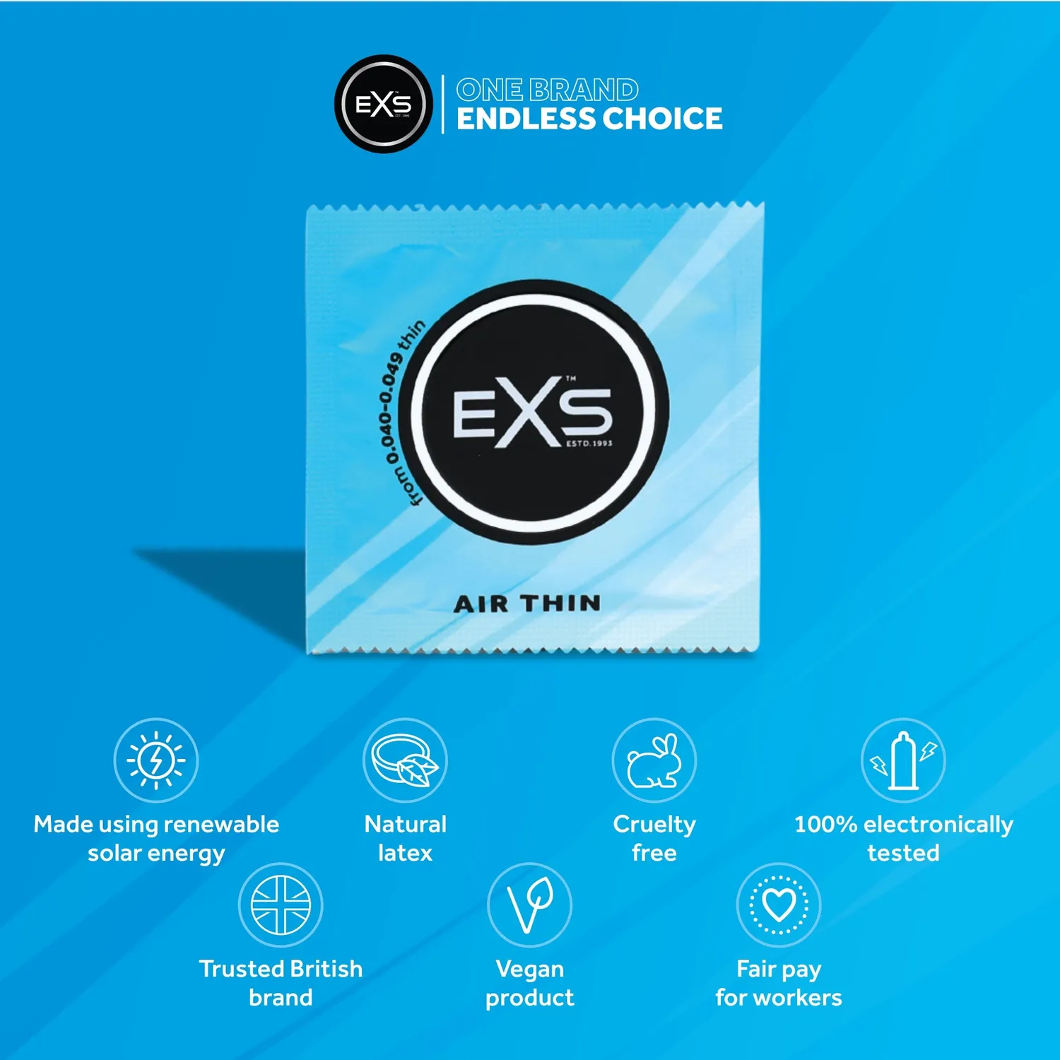 EXS Super Thin lot préservatifs fins 24