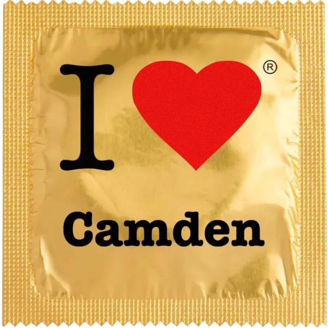Callvin Royaume-Uni préservatif I Love Camden Or latex