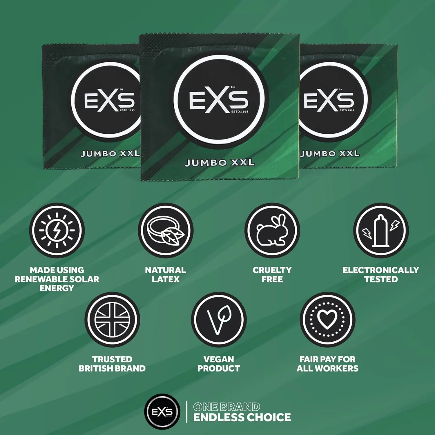 EXS Jumbo préservatif XL 69mm 12 pièces