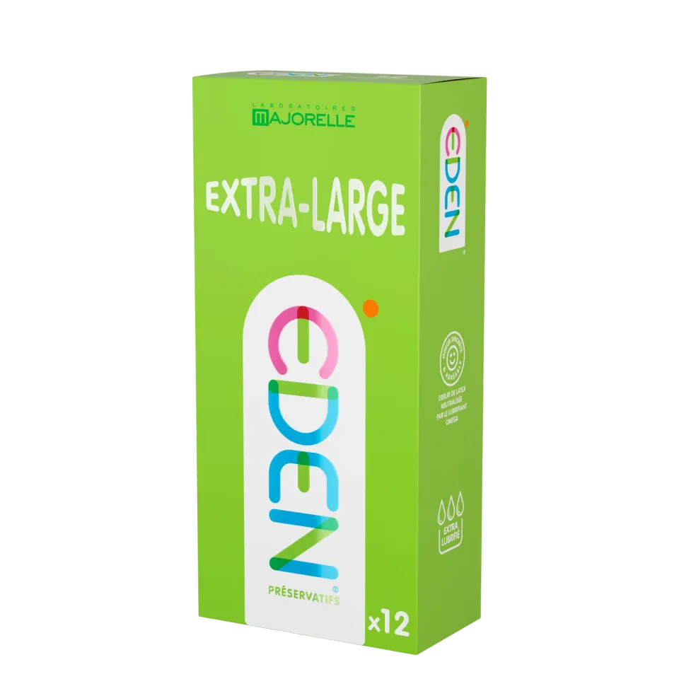Eden Gen Extra-large préservatif grande taille évasé