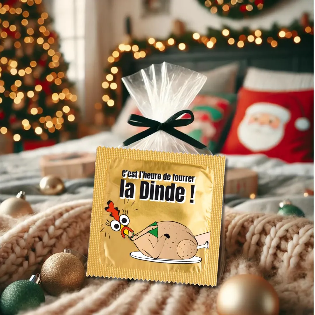 Callvin Noël préservatif C’est l’heure de fourrer la dinde