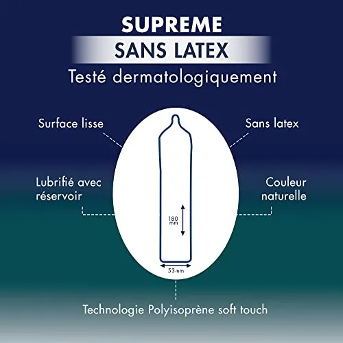 Manix Suprême préservatifs x10 fins sans latex
