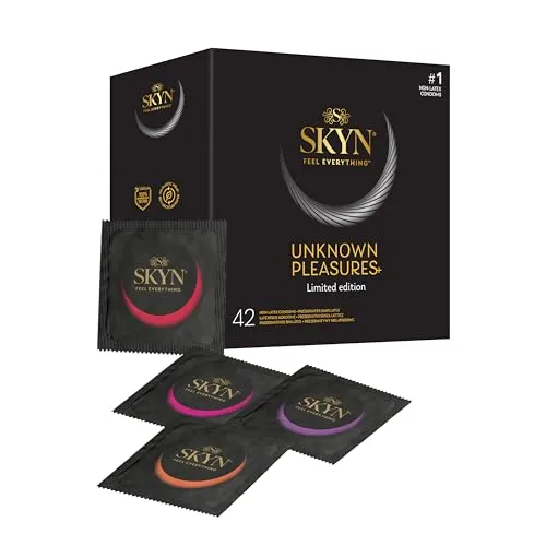 SKYN Unknown Pleasures préservatifs x42 assortiment sans latex