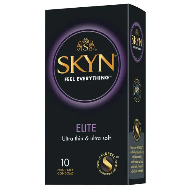 SKYN Elite préservatifs sans latex 10 sensations proches