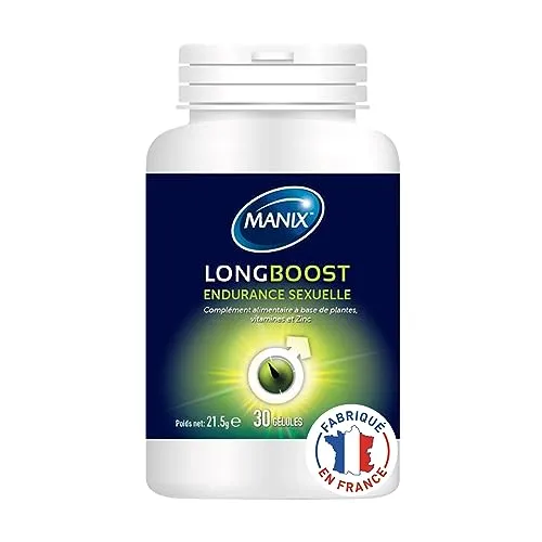Manix Long Boost gélules endurance boîte de 30 au zinc