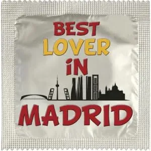 Callvin Best Lover in Madrid préservatif humour latex