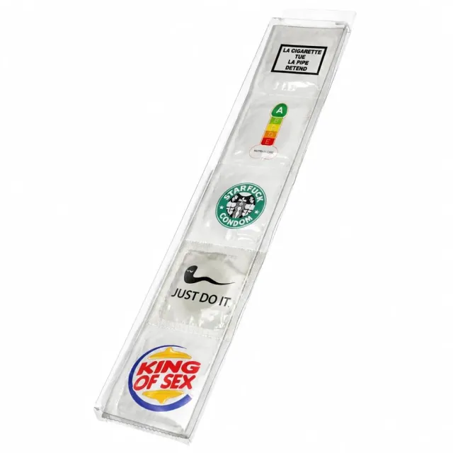 Callvin Parodique 2 préservatifs Cristal x5 humour