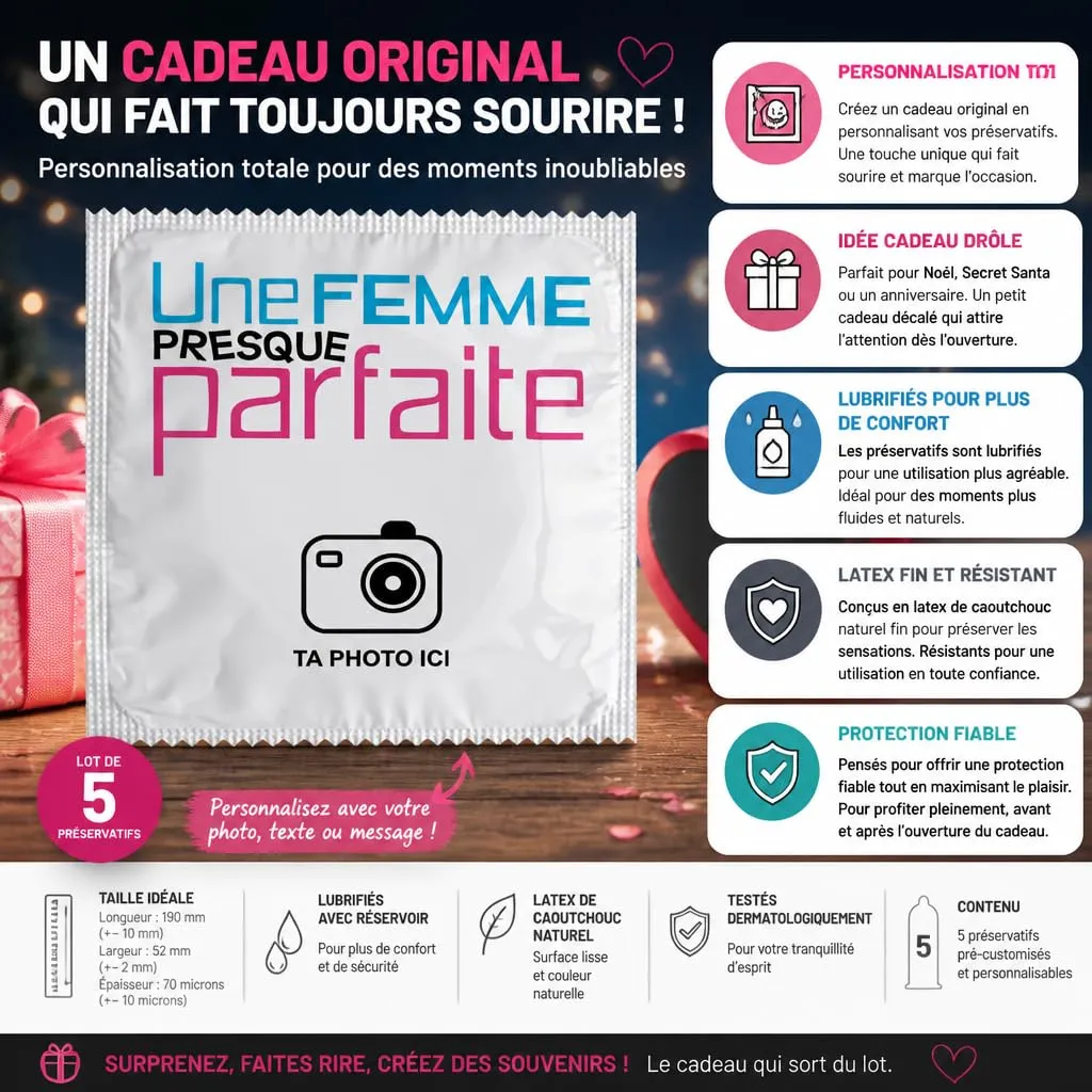 Callvin Une femme Parfaite préservatifs lot de 5 fin