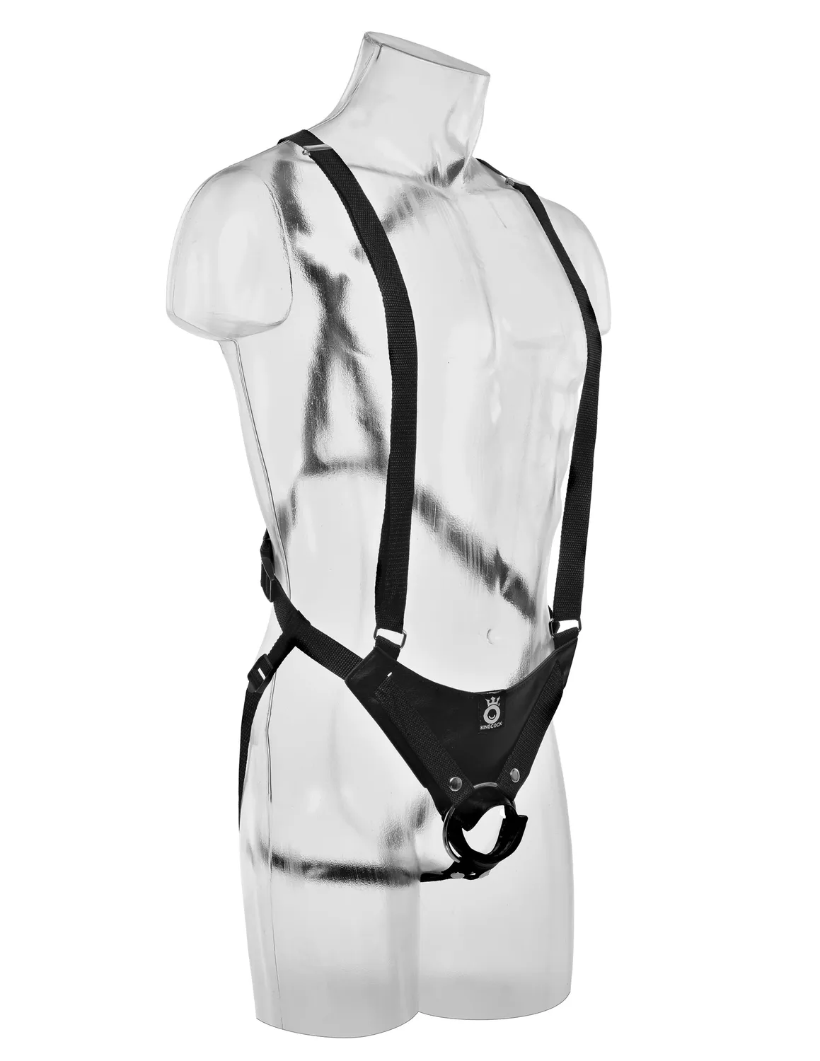King Cock 11 Hollow gode creux 28 cm harnais bretelles