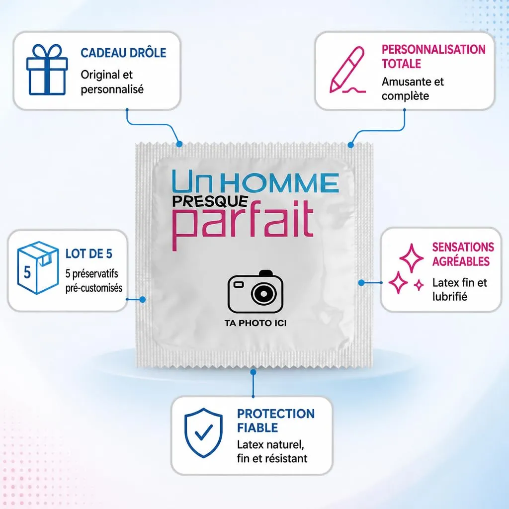 Callvin Un Homme parfait préservatifs lot de 5 latex