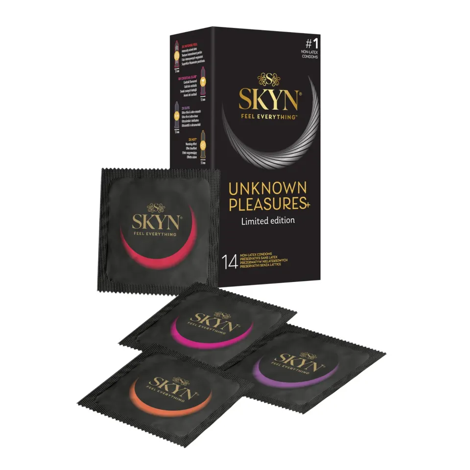 Skyn Unknown Pleasures+ préservatifs sans latex x14