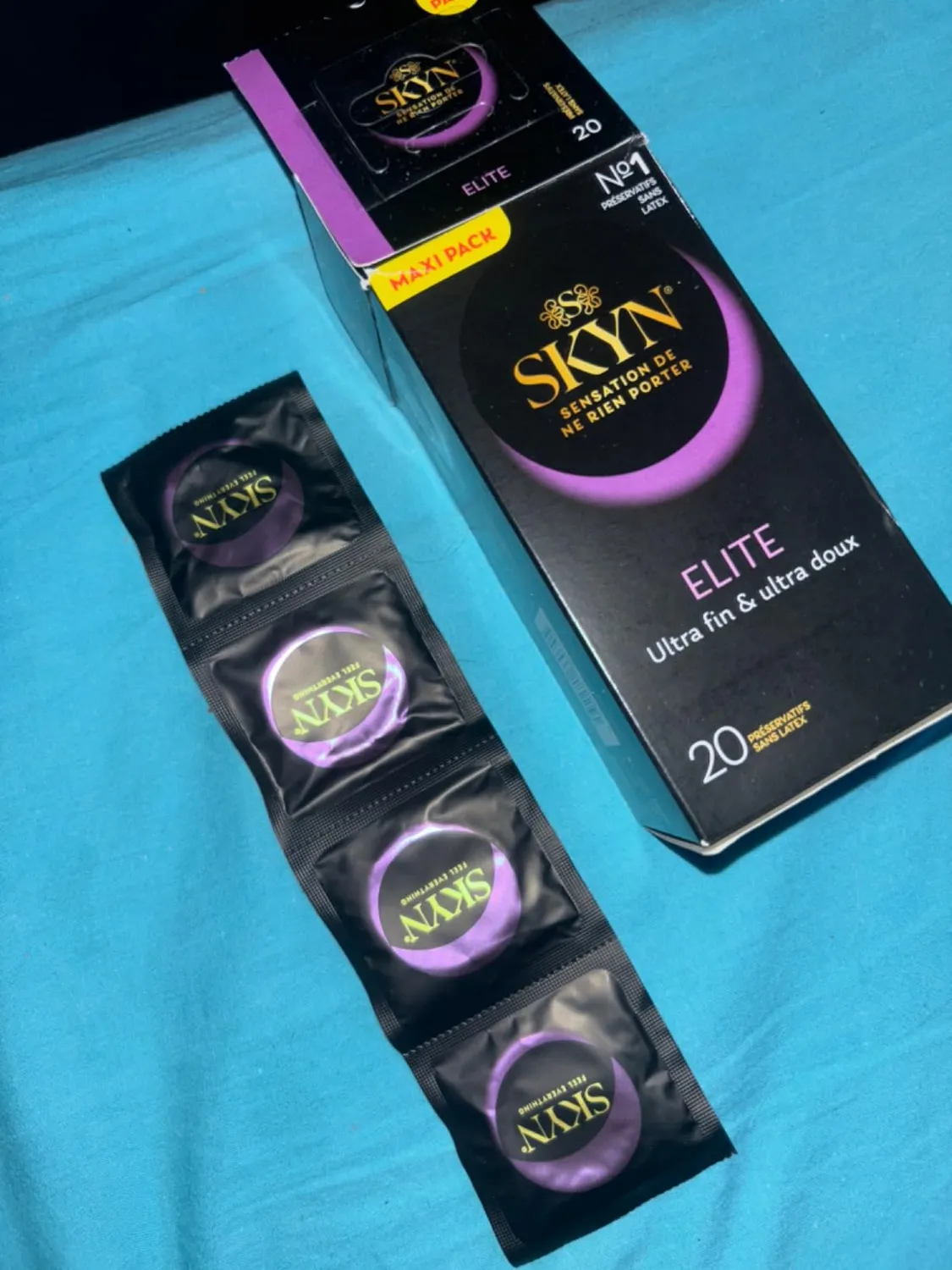 SKYN Elite préservatifs sans latex x22 ultra-fins