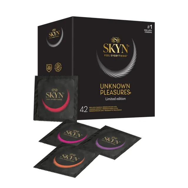 SKYN Unknown Pleasures préservatifs x42 assortiment sans latex