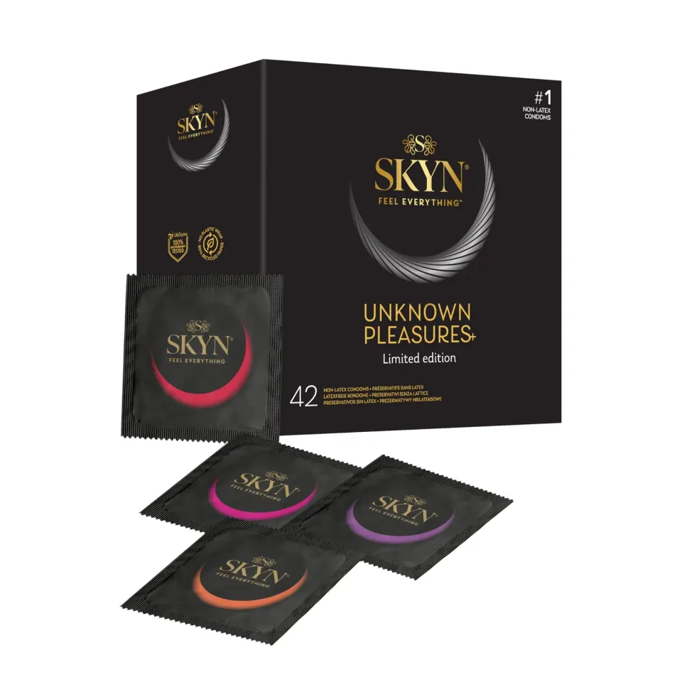 SKYN Unknown Pleasures préservatifs x42 assortiment sans latex