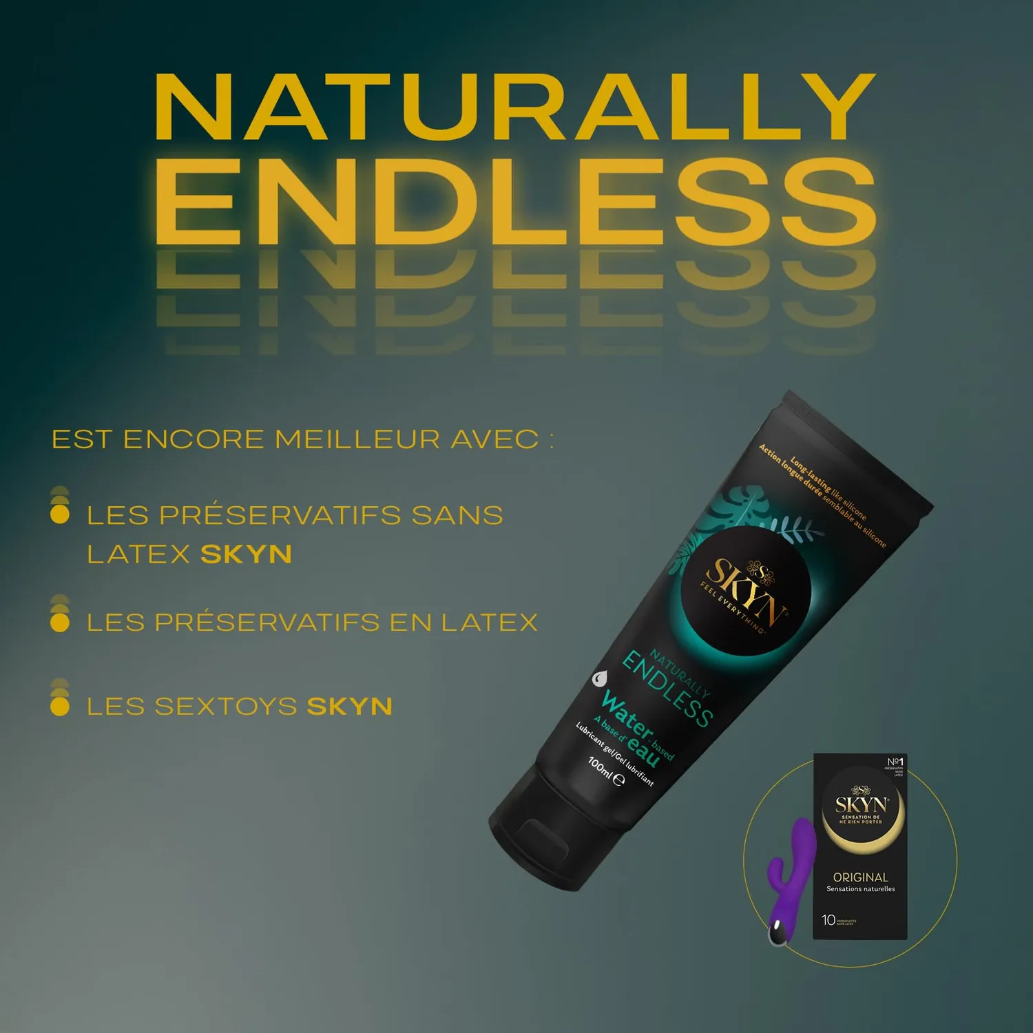 SKYN Naturally Endless lubrifiant 100 ml sans parfum naturel