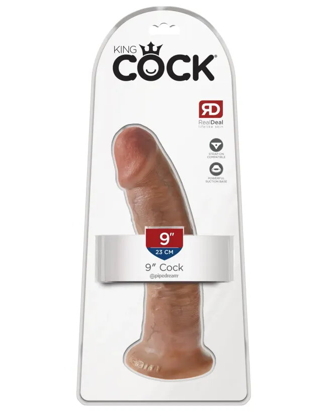 King Cock 9" gode réaliste 23 cm chair ventouse