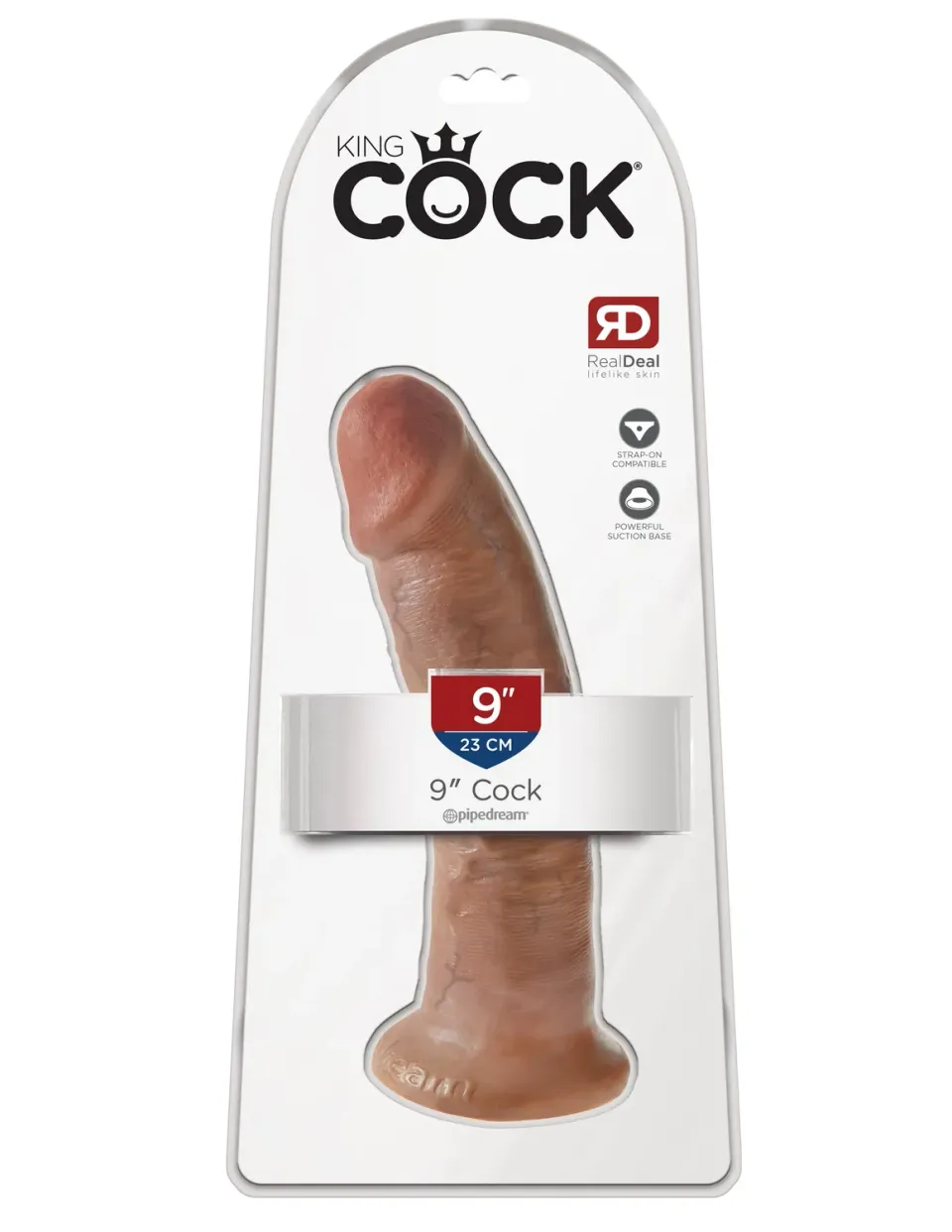 King Cock 9" gode réaliste 23 cm chair ventouse