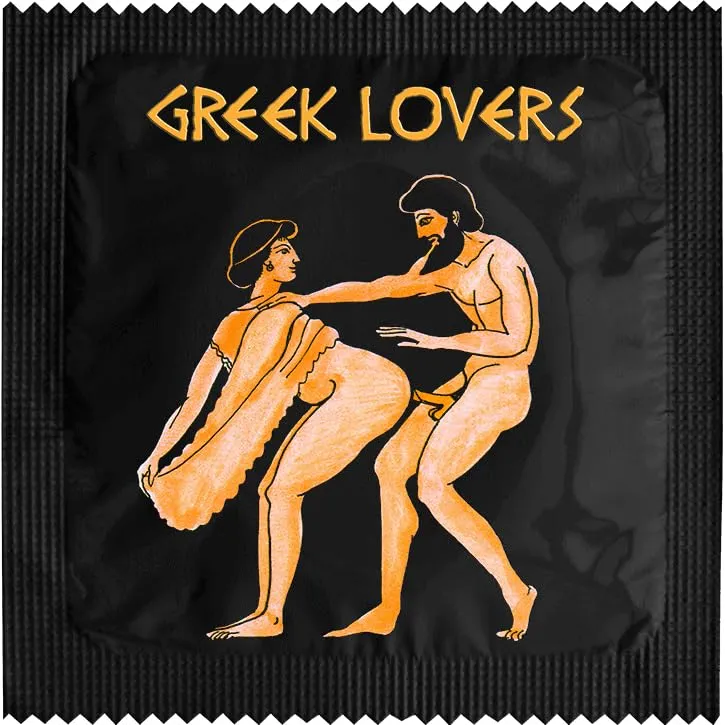 Callvin Grèce Greek Lover Black 1 préservatif latex fin