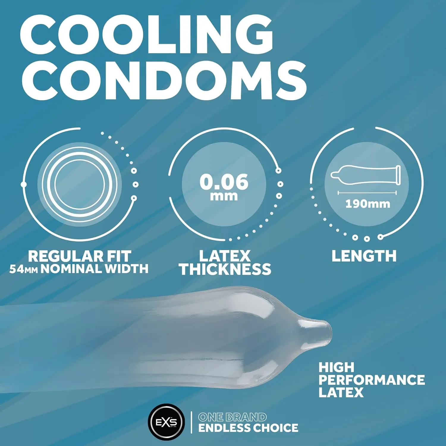 EXS Cooling préservatifs effet froid 144